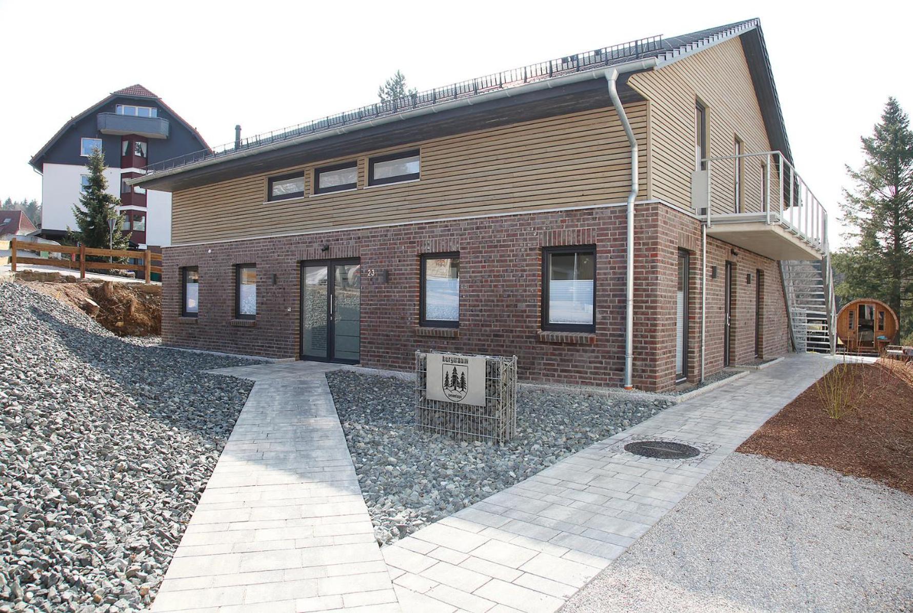 Bergtraum Braunlage Im Harz, 17 Gaeste, Sauna, Pool别墅 外观 照片